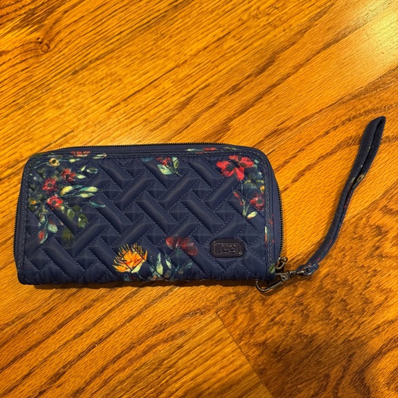 lug Handbags - Lug Handspring Wallet - Bouquet Blue